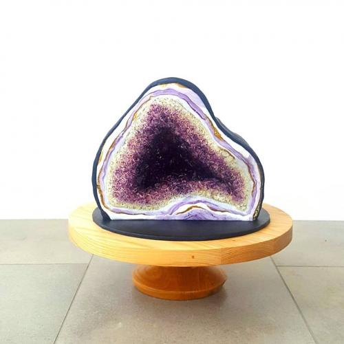 Amethyst Geode Cake